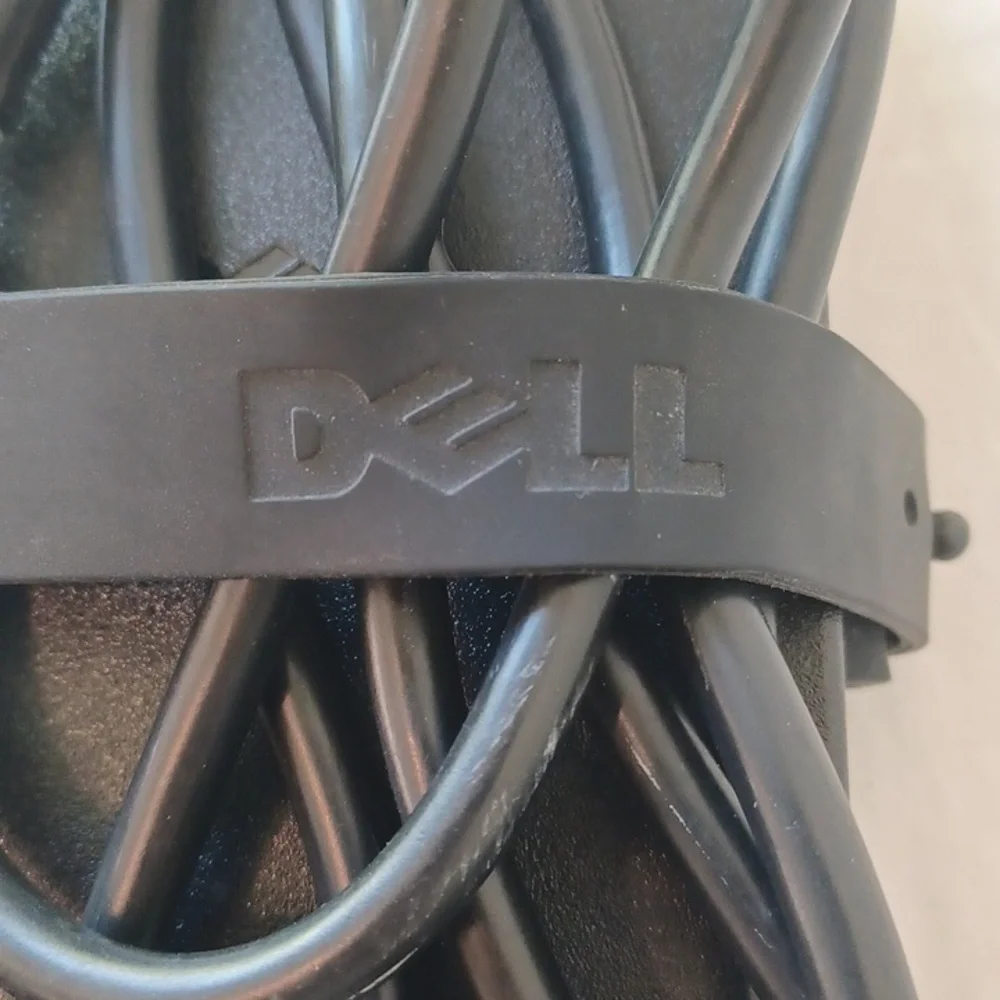 Dell Laptop Adapter AC/DC 19.5V & Power Cord Black Model DA130PE1-00